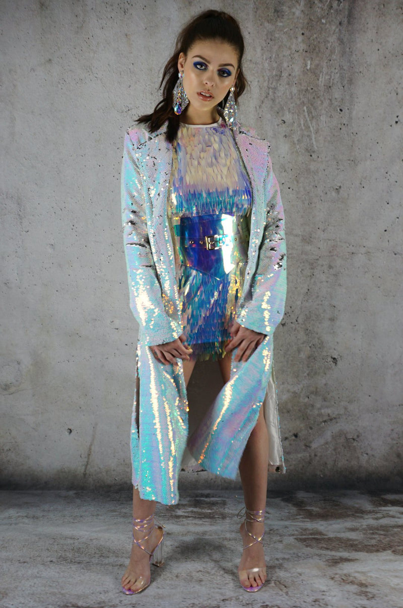To The Moon And Back Sequin Duster Jacket