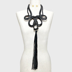 Black Rope Necklace