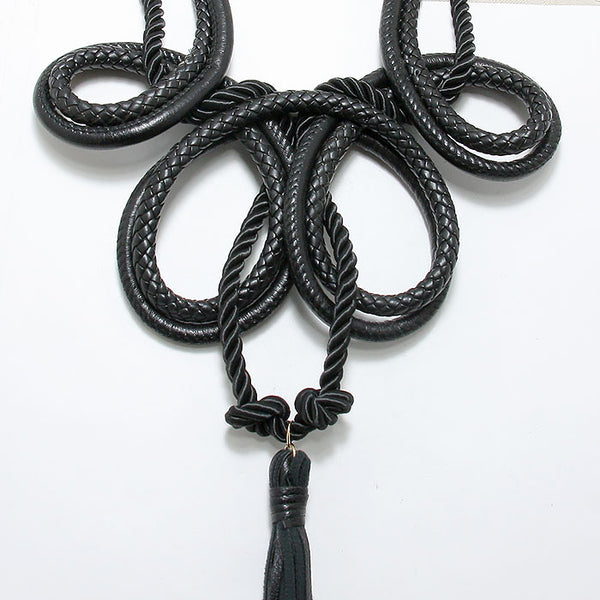 Black Rope Necklace