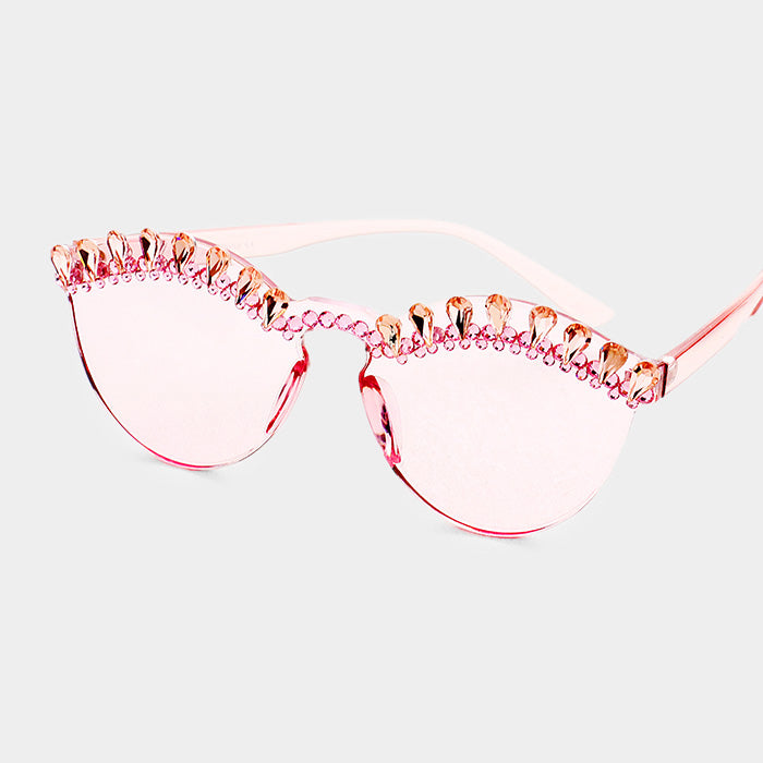 Rose Pink Winky Sunglasses