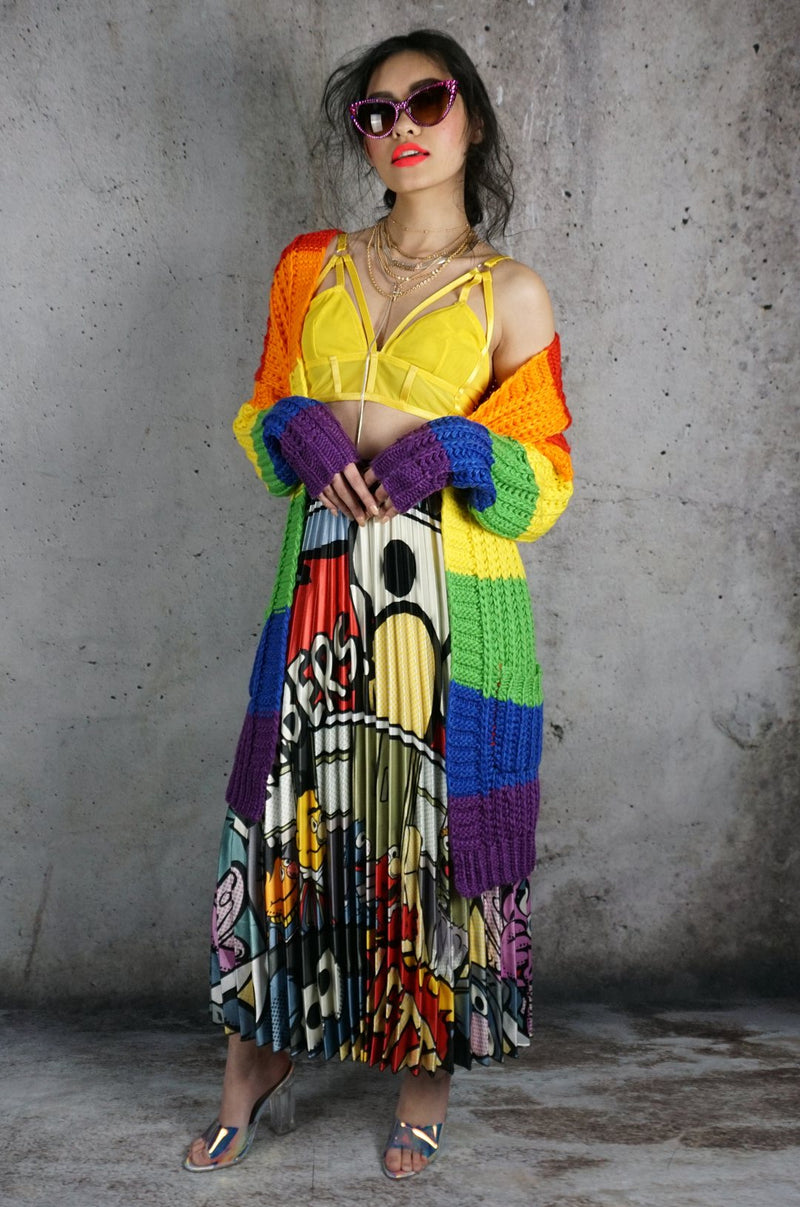 Roy G Biv Cardigan Top